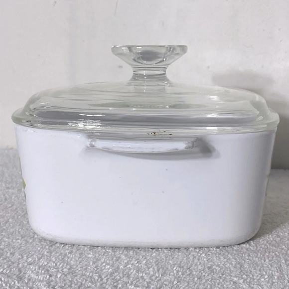 Vintage Corningware Summer Blush Casserole Dish A-1.5-L With Glass Lid - Picture 3 of 16